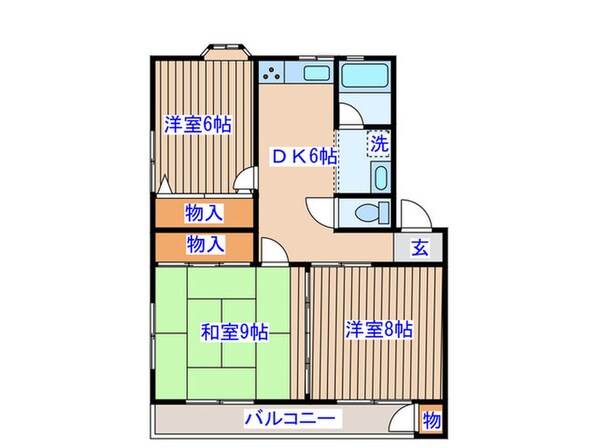 プラザ・ヴ・エスプリⅡの物件間取画像